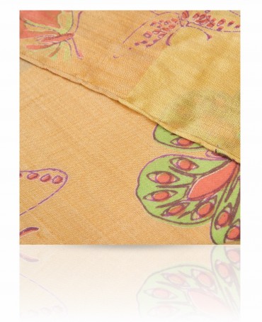 Палантин Женский SN-BUTTERFLY/YELLOW.OR